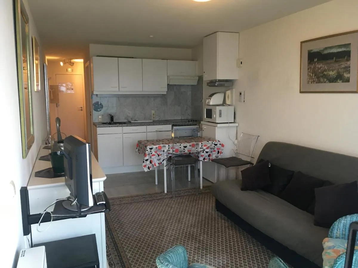 Daire Prachtige Studio Met Frontaal Zeezicht En Terras 4 Pers. Oostende